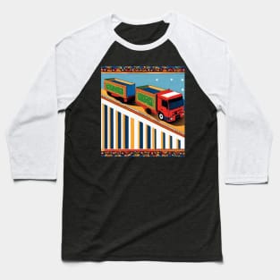 Pakistani Truck Art Style Baseball T-Shirt